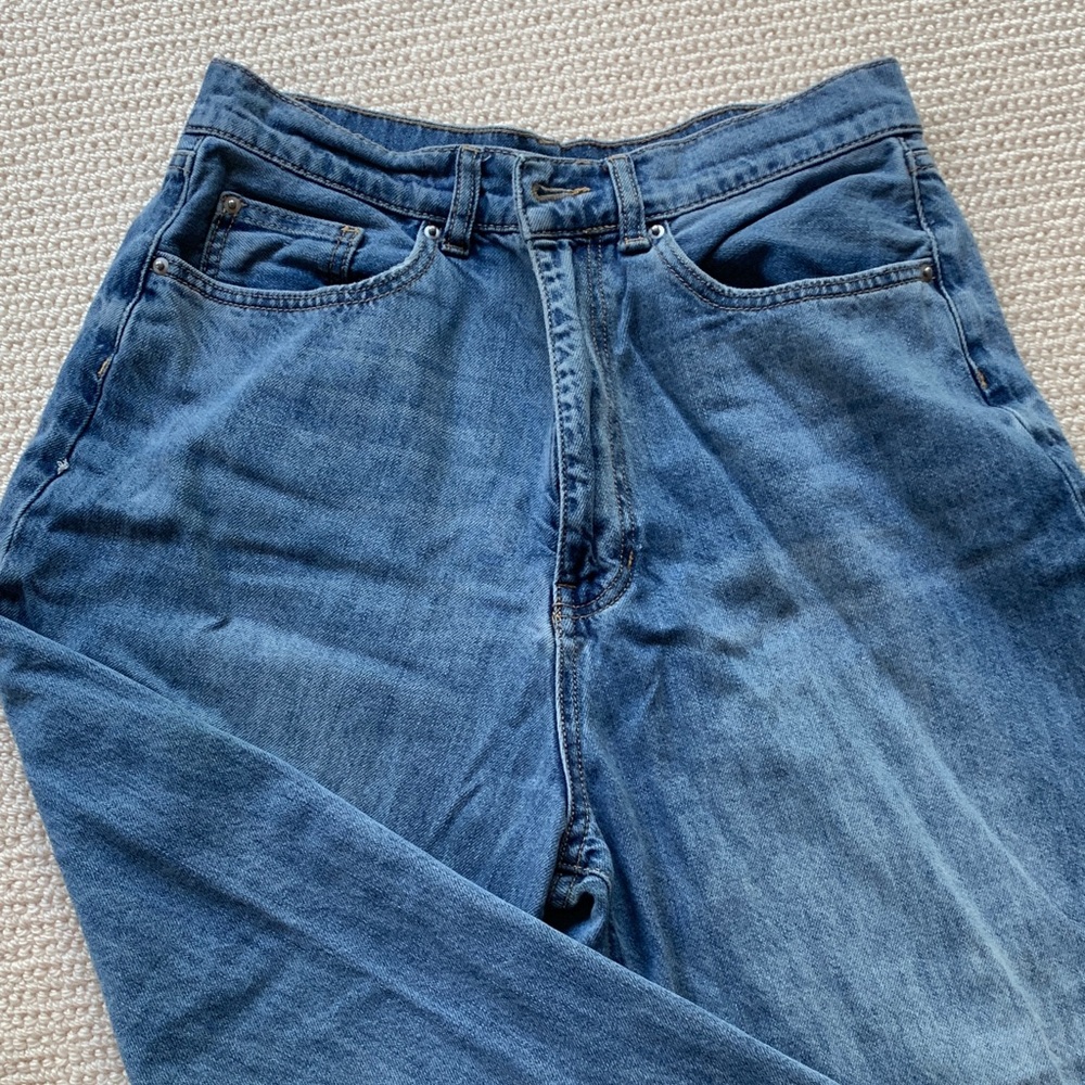 WeWoreWhat Relaxed Fit Blue Jeans